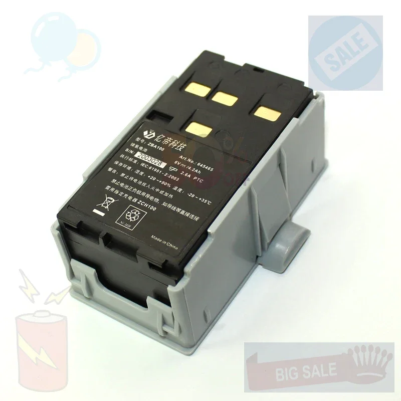 

ZBA100 Battery for Geomax ZTS602, ZTS602S, ZTS602LR Series Total Station Rechargeable NI-MH Battery
