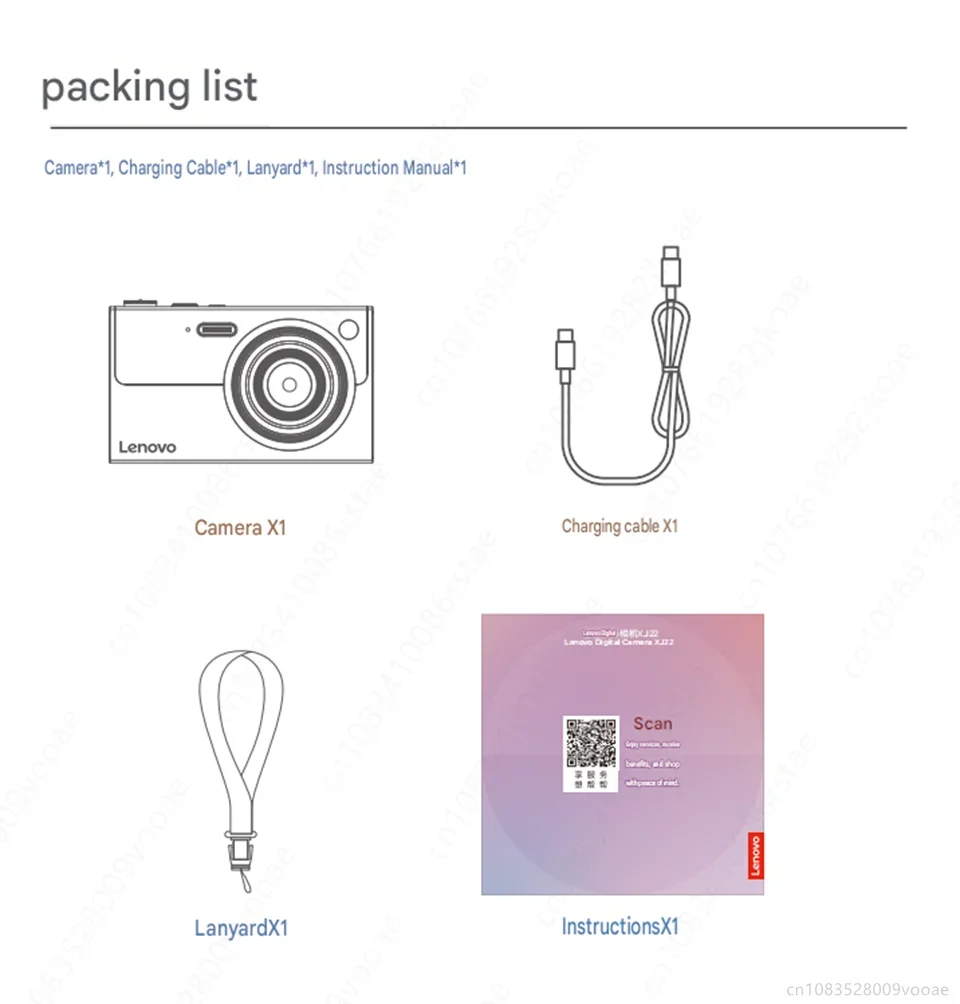 Lenovo XJ22 4K Digitalkamera 1000mAh 64MP HD Schüler-CCD-Kamera mit Anti-Shake-Funktion 2,8-Zoll-Bildschirm Selfie-Kamera für Kinder und Erwachsene Geschenk – Detail 12