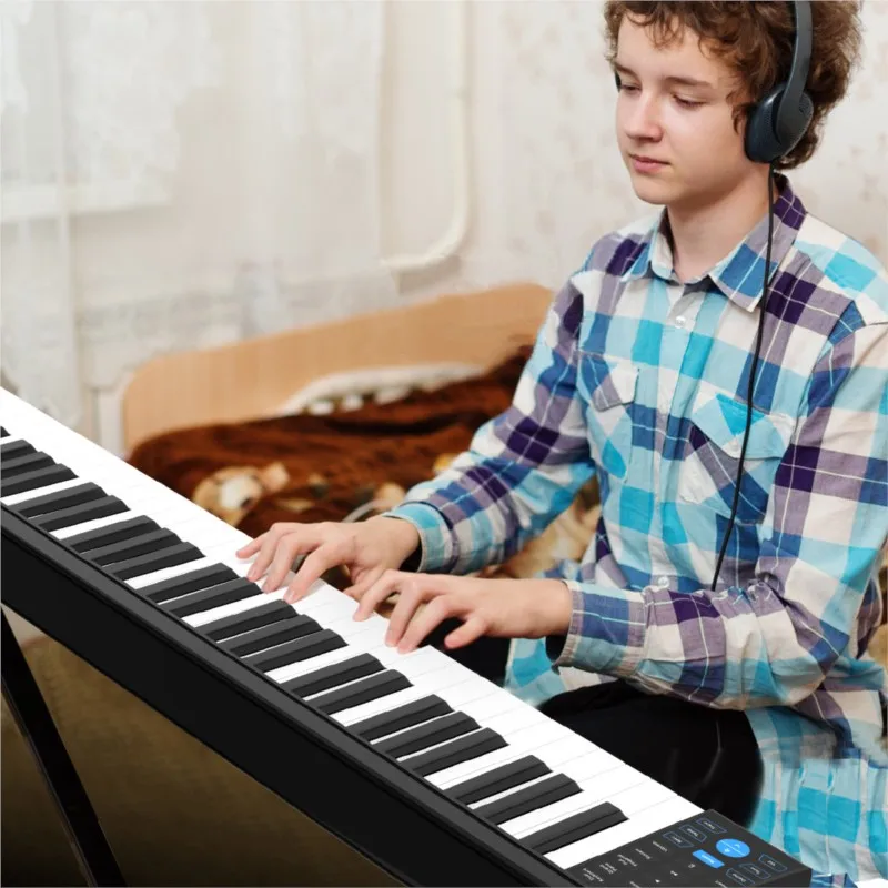 PH88A Intelligent Portable Digital Electronic 88 Key Piano Lithium Battery Bluetooth Keyboard Piano