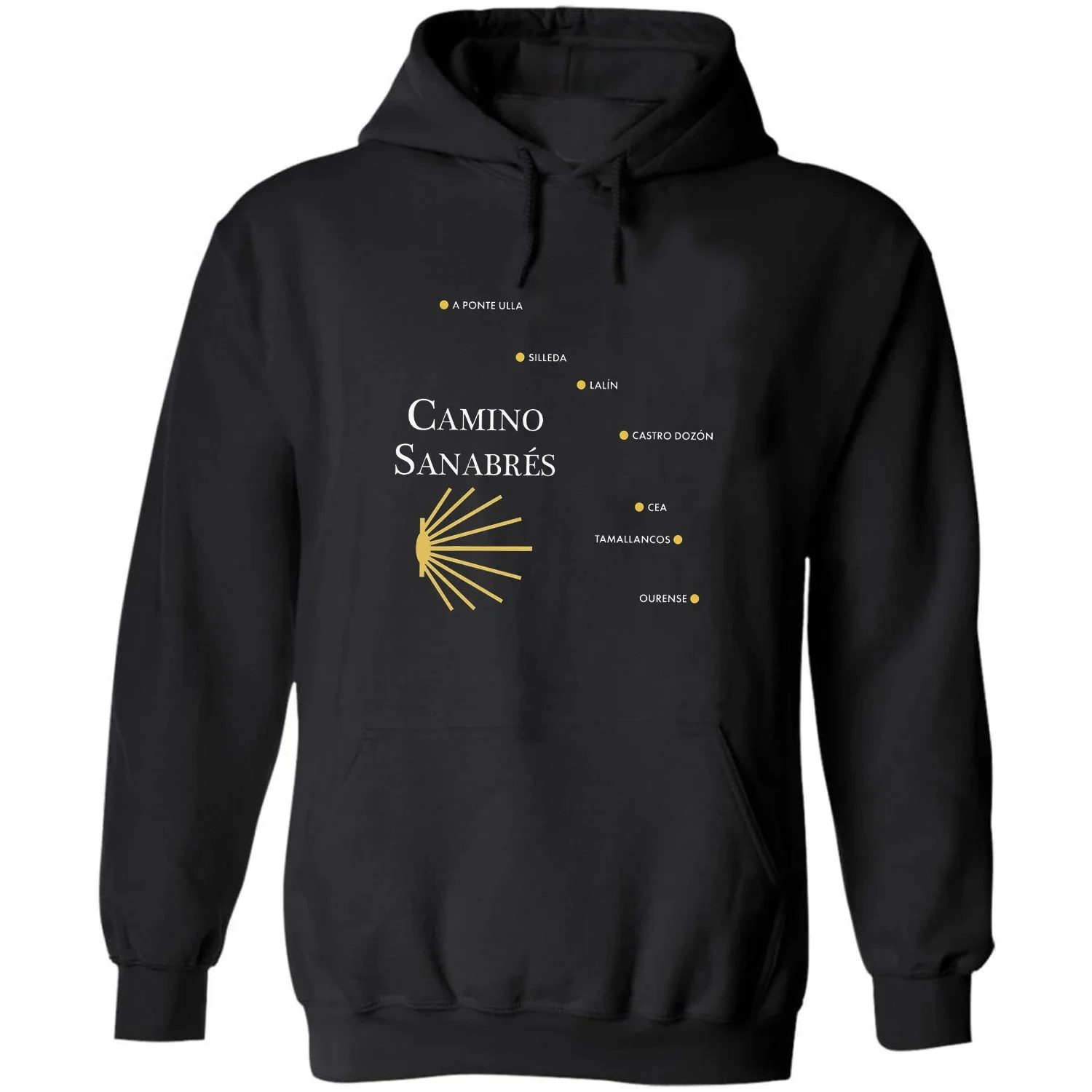 Novelty Camino Sanabres Way Camino De Santiago Pullover Hoodie 100% Cotton Comfortable Casual Mens Sweatshirt Fashion Streetwear