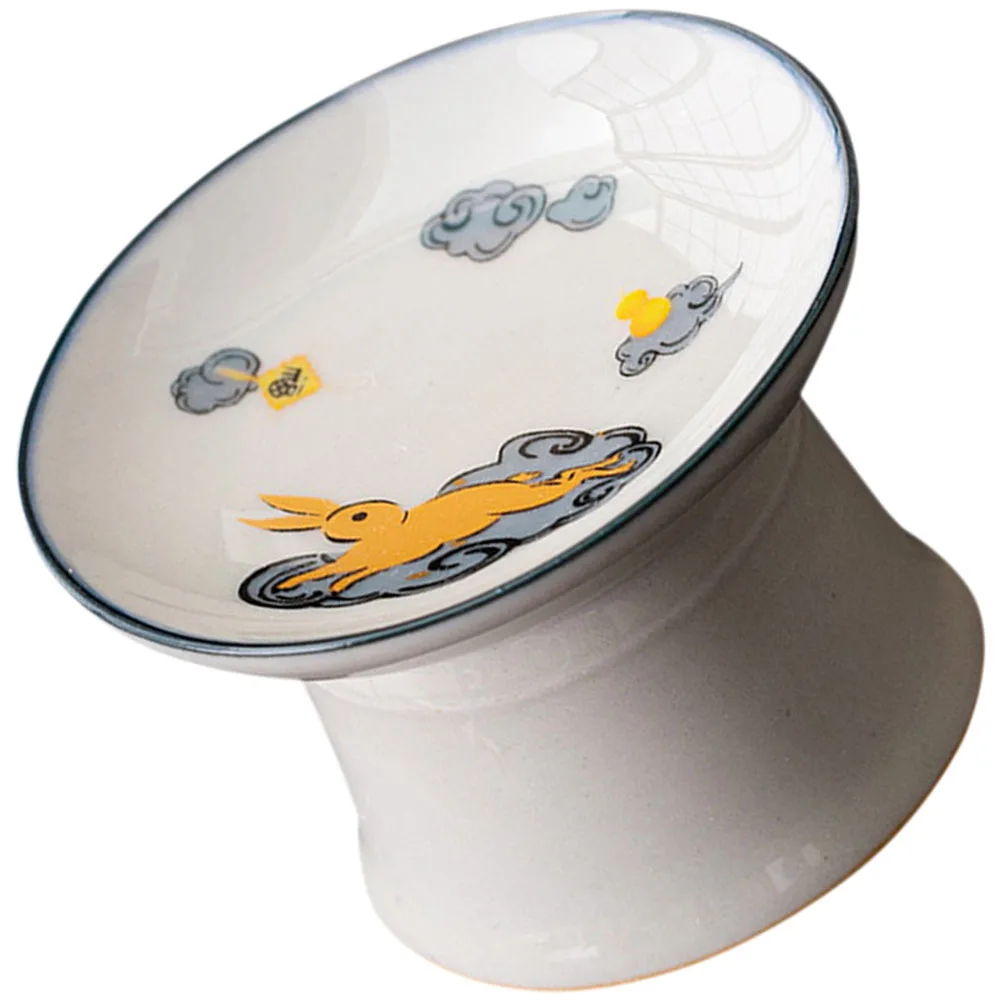 

Teapot Lid Holder Decorative Ceramic Tea Cup Lid Stand Elegant Teaware Gift for Tea Ceremony Home Office Hotel