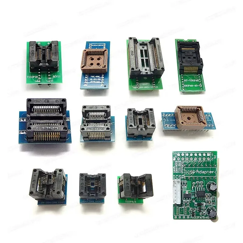 2026 RT809H Universal IC Programmer +21 Adapter Socket IC data recovery EMMC-NAND FLASH Programmer