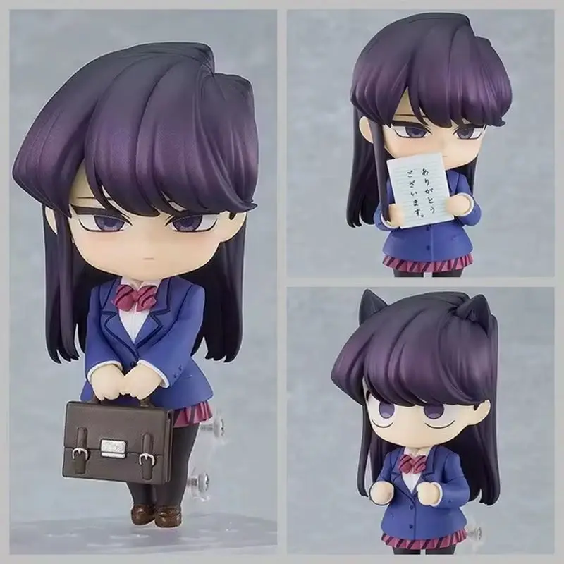 10cm Komi Shoko Komi-san wa Komyushou Desu 1853 #   Figura de Anime 1853, Figura de Acción, Muñeco Coleccionable, Regalo de Navidad con Caja