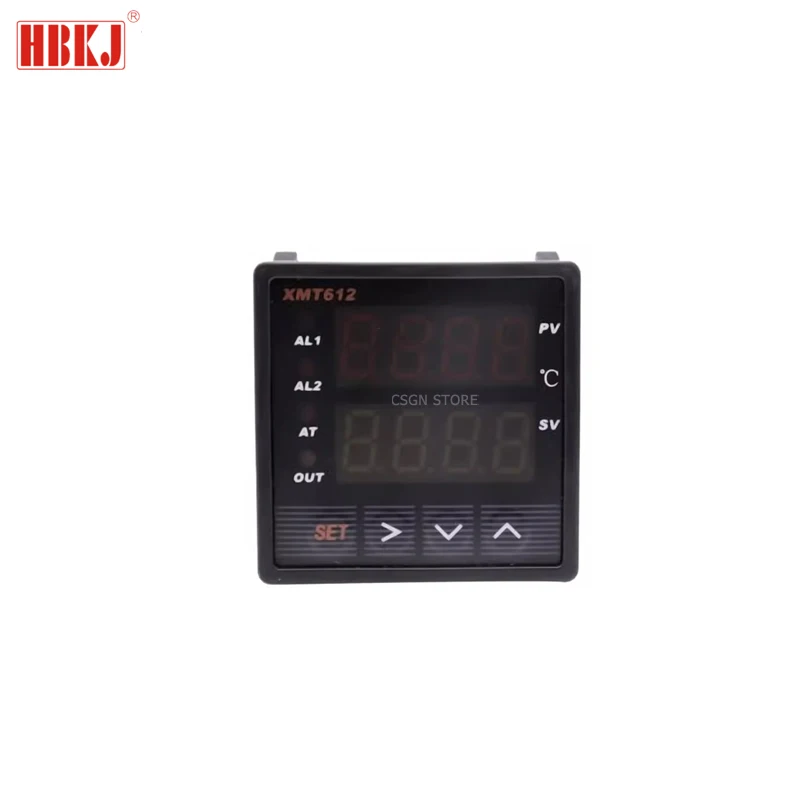Controlador de temperatura Pid XMT612, 220V, 12V, 24V, salida SSR, 48mm