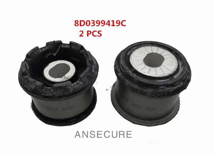 2 PCS Engine Mount Rear Support Frame Rubber Bush Bushing For Audi A4 B5 A6 C5 VW Passat Skoda Superb 8D0399419C