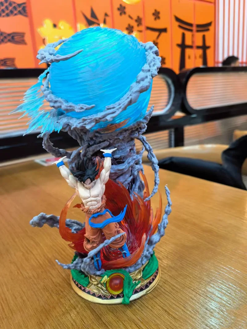 

Dragon Ball Son Goku Genki Dama LED Lamp 23cm Glow-In-The-Dark Collectible Action Figure Desk Decoration Anime Gift for Men Boys