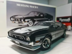 Autoart 1:18 Mustang 1971 Mach Simulation Limited Edition All Open Alloy Metal Static Car Model Toy Gift