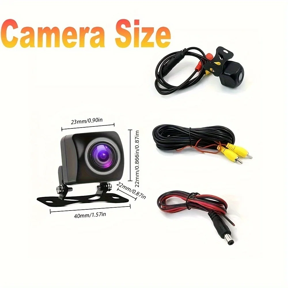 Car Reversing Camera, Equipped with Wide-Angle, Night Vision, And High-Definition , Suitable for Car Monitor Displays