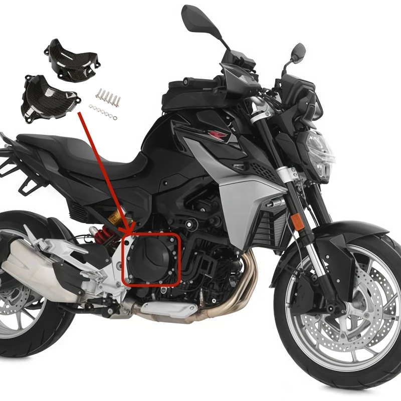 Motorcycle Carbon Cylinder Guards Engine Protection Cover For BMW F750GS F850GS ADV F900R XR F750 GS F850 GS F900 750GS 850GS