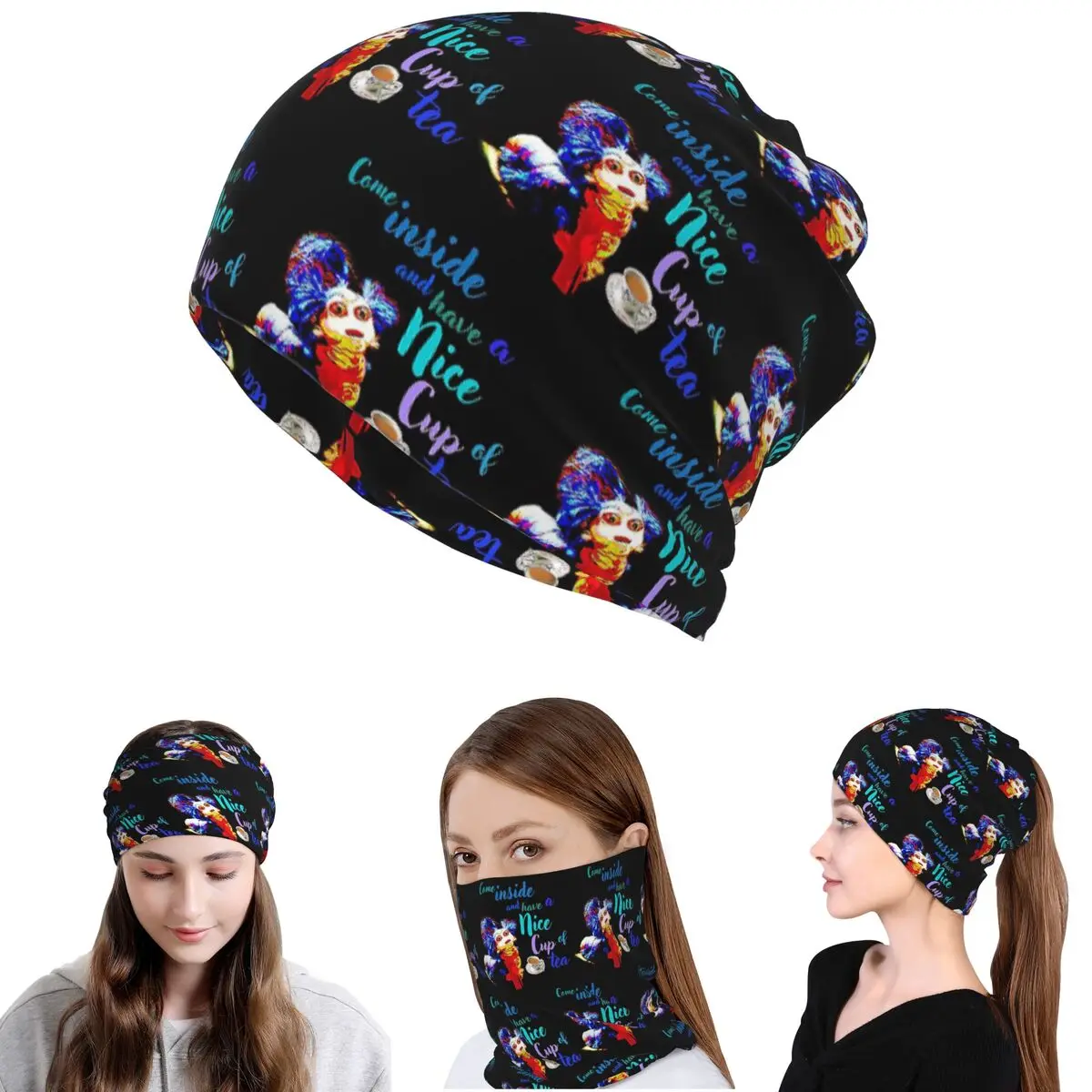 

Labyrinth Worm Bandana Neck Gaiter Mask Scarf Warm Face Mask Beanies Hat Unisex Adult Breathable