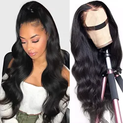 V Part Wig Body Wave Upgrade U Part Synthetic Wigs For Black Women Full Head Clip In Hair Black No Leave Out Thin Part Wig