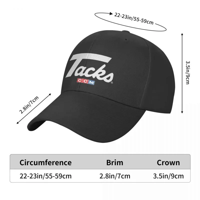 CCM Tacks Retro Ice Hockey Logo Baseball Cap Rave Horse Hat Christmas Hat Hat Luxury Brand Men Caps Women\'s