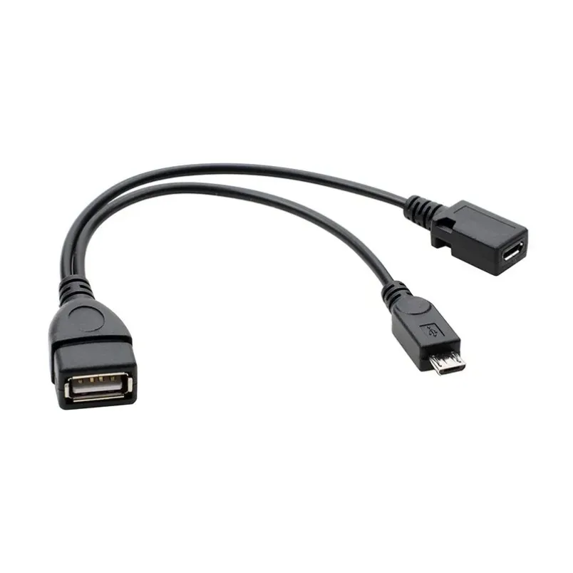 VIKEFON 2 in 1 OTG Cable Replacement  with Micro USB Power for Fire Stick 4K Compatible with Android Phone Tablet Micro USB Host view 6