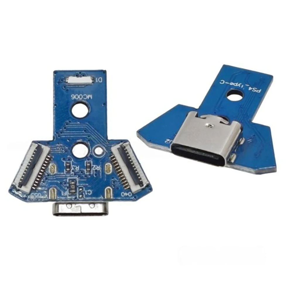 A97I-5 Pcs DIY Type-C Charging Port Socket Circuit Board Replacement For PS4 Slim Pro Controller, JDS-040 050 055