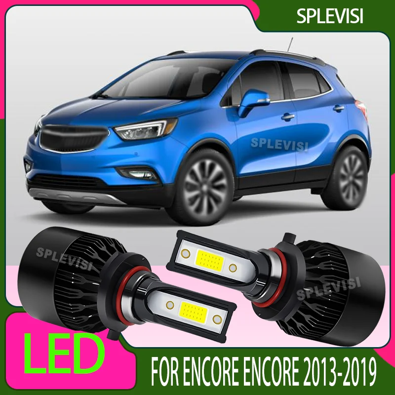 

LED Headlight Bulbs 12000LM Car Headlamp High Beam 9005 HB3 Black aluminium For Encore Encore 2013 2014 2015 2016 2017 2018 2019