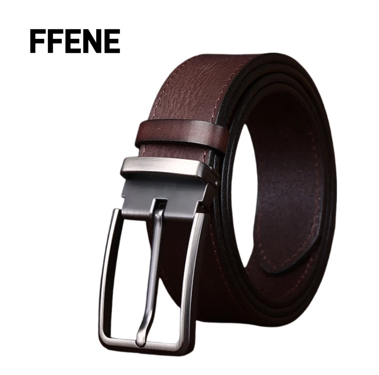 

Handmade vintage, distressed, luxurious, genuine top-grain leather belt for men, casual work pants, versatile, men's style.