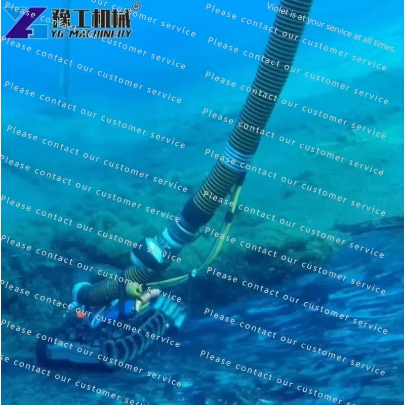 Type Underwater Pipeline Dredging Remote Control Dredging Sludge Transport with Power Station