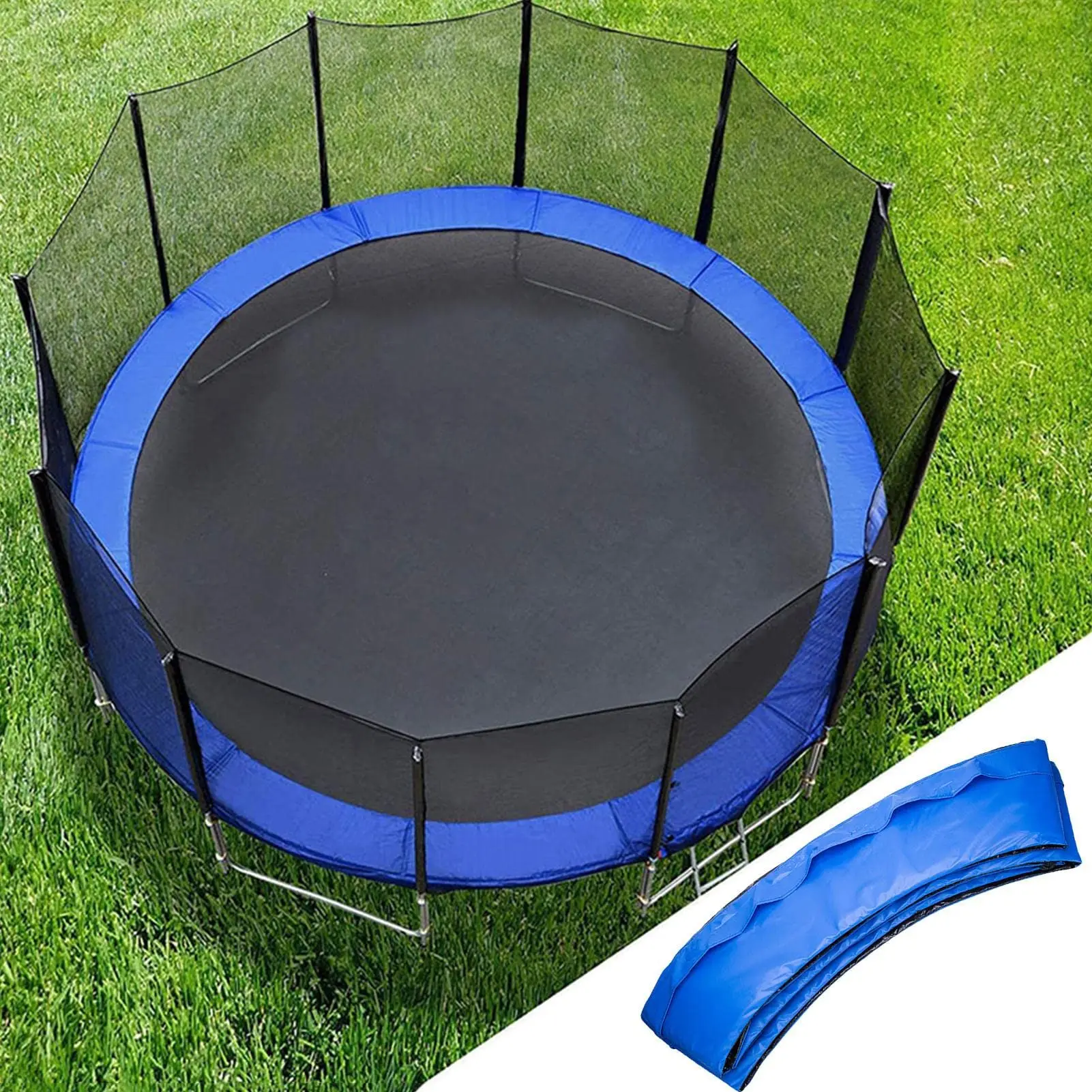 Trampoline Safety Pad 8Ft Round Trampoline Spring Padding Surround Spring Foam Cover Waterproof Trampoline Replacement Pad