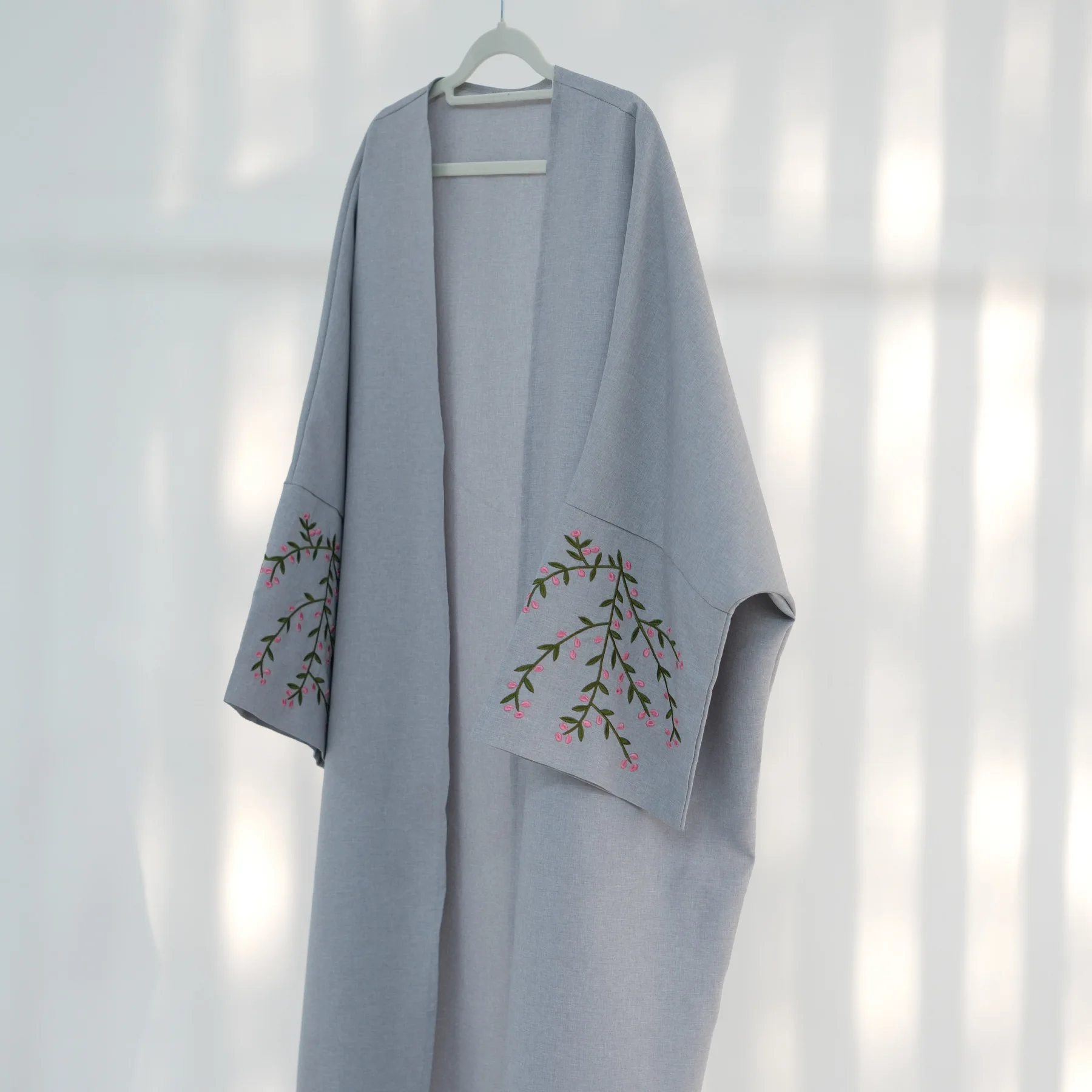 Eid Ricamo Abaya per le donne Musulmano Jalabiya Ramadan Abo Abo Marocco Caftano Abi lunghi da festa Abi Largo Cardigan  200000345