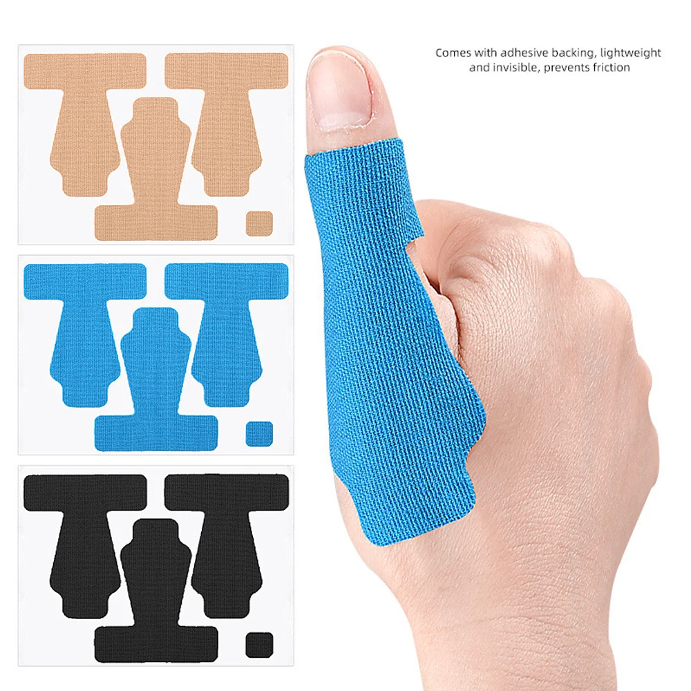 5Pcs/Set Thumb Support Tape for Arthritis - Self Adhesive Thumb Protecting Straps, Elastic Thumb Pain Relieving Patch for Sport