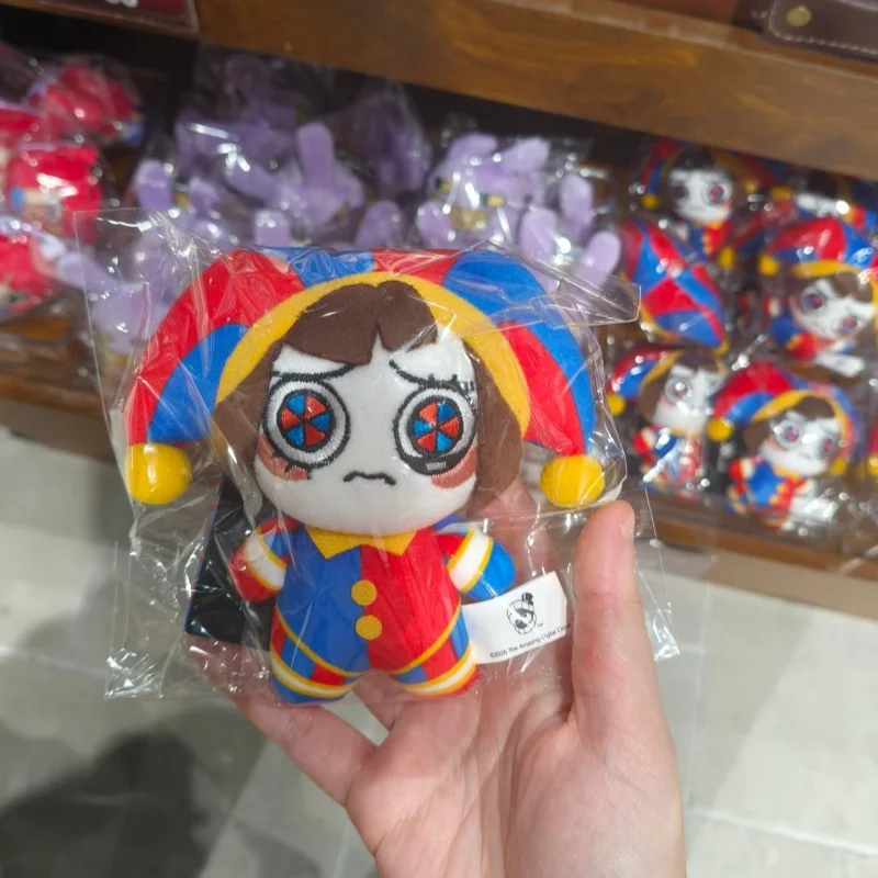 Oferta Especial: Original The Amazing Digital Circus, Personajes de Dibujos Animados Pomni, Jax, Ragatha, Mochila de Peluche, Llavero, Juguete, Regalo de Cumpleaños