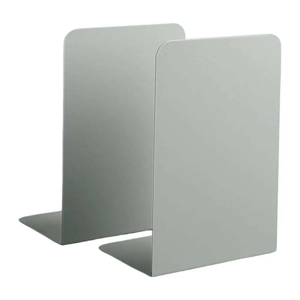 Sujetalibros en forma de L, soporte para libros de escritorio, antideslizante, Simple, bisel para biblioteca, hogar y dormitorio, 1 par