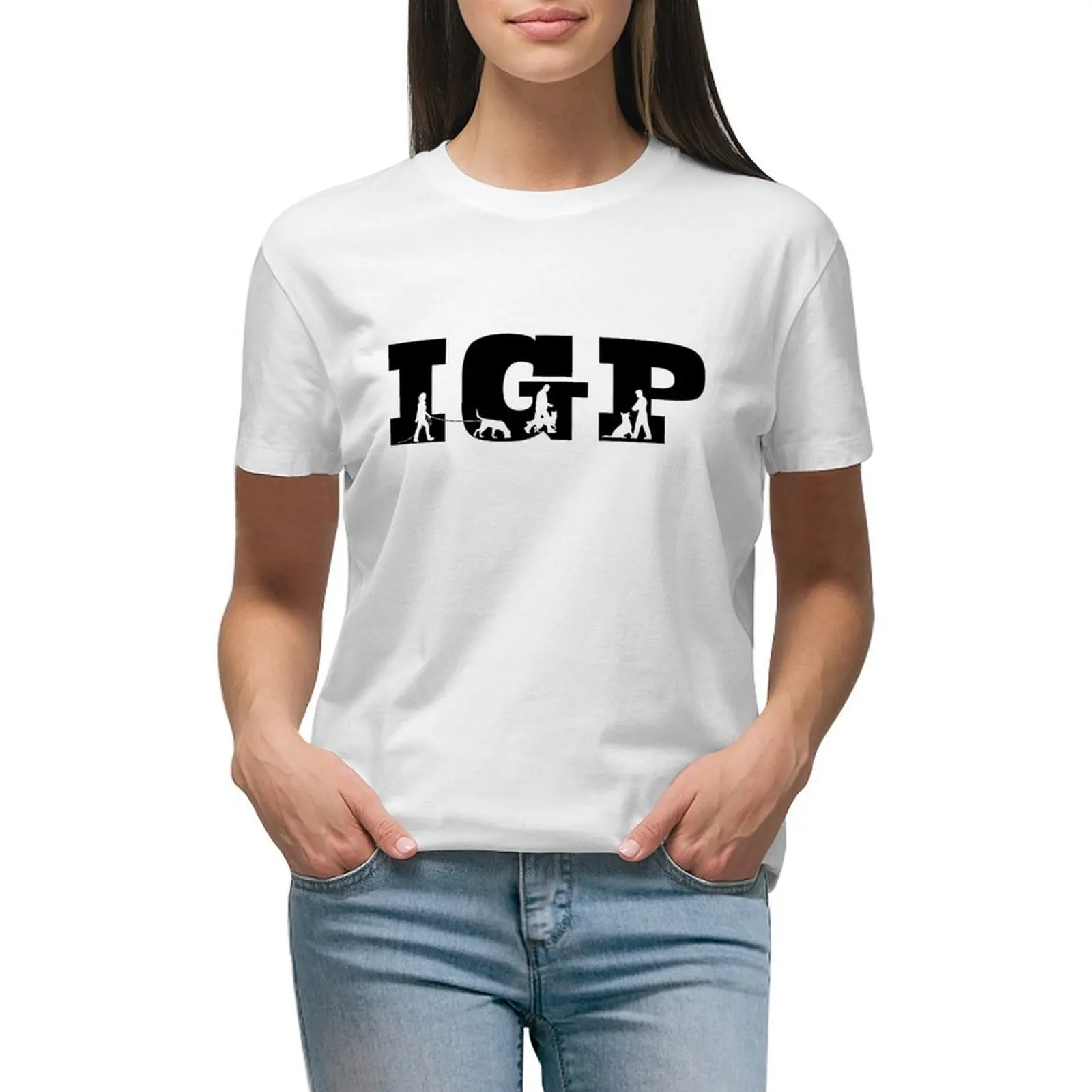 

IGP T-shirt cute tops korean fashion white t-shirt dress for Women sexy