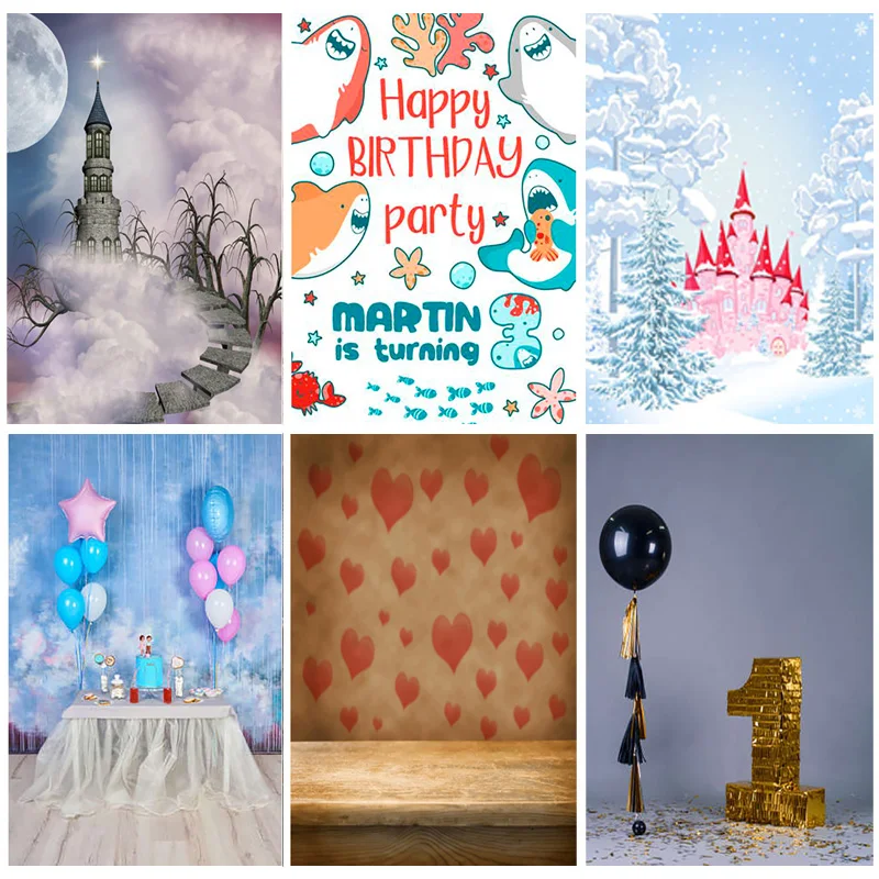 

Children Birthday Photography Backdrops Fairy Dream Portrait Photo Background Studio Props TH-04