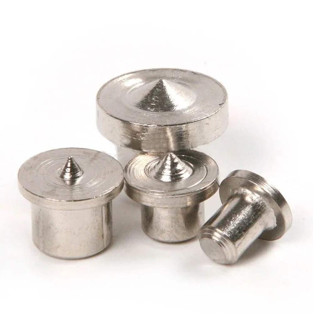 Passador Broca Centro Pontos Pin Locator, Madeira Tenon Centro Dowel, Carpintaria Centrando Ponto de Perfuração, 6mm, 8mm, 10mm, 12mm, 8Pcs por conjunto