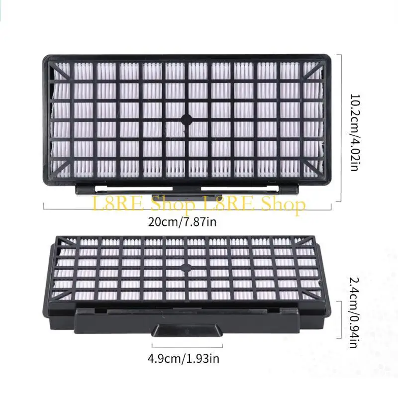 L8RE 2PCS/PACK 진공 필터 진공 부품 교체 필터 가정 및 상업에 적합한 가정용 청소 용품