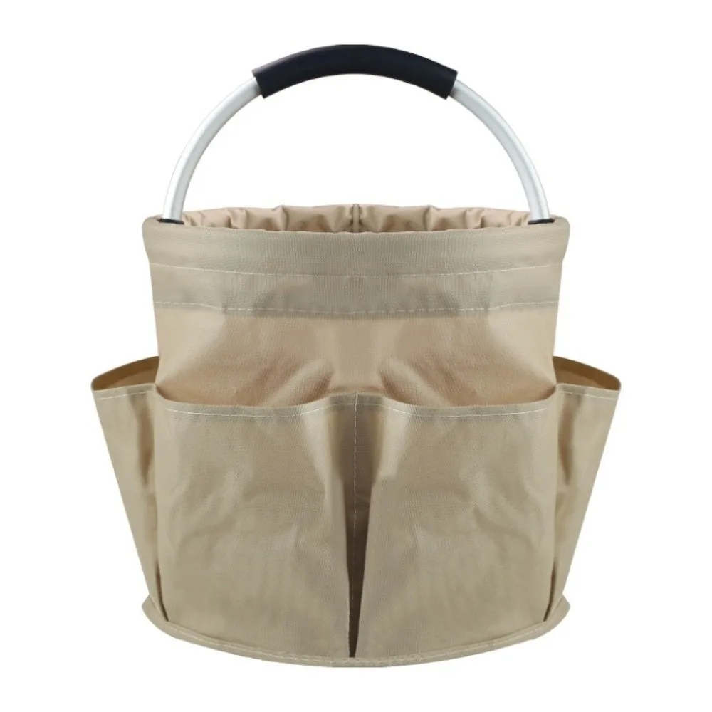 Multi Pocket Garden Tools Bag Multifunction with Handle Picnic Folding Basket Large Capacity Foldable Electrician Toolkit Bucket
