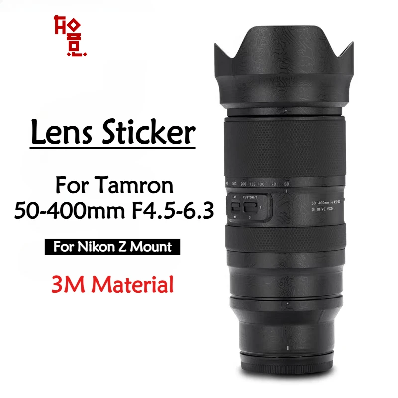 50-400-f45-63-レンズステッカー保護フィルムボディプロテクタースキンタムロン-50-400-ミリメートル-f45-63-di-iii-vc-vxd-ニコン-z-マウント用