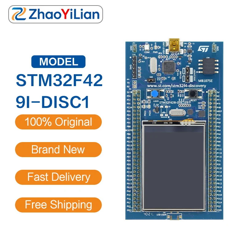 For STM32F429I-DISC1 ST Official Discovery Board With STLINK V2 1 TFT Touch Screen