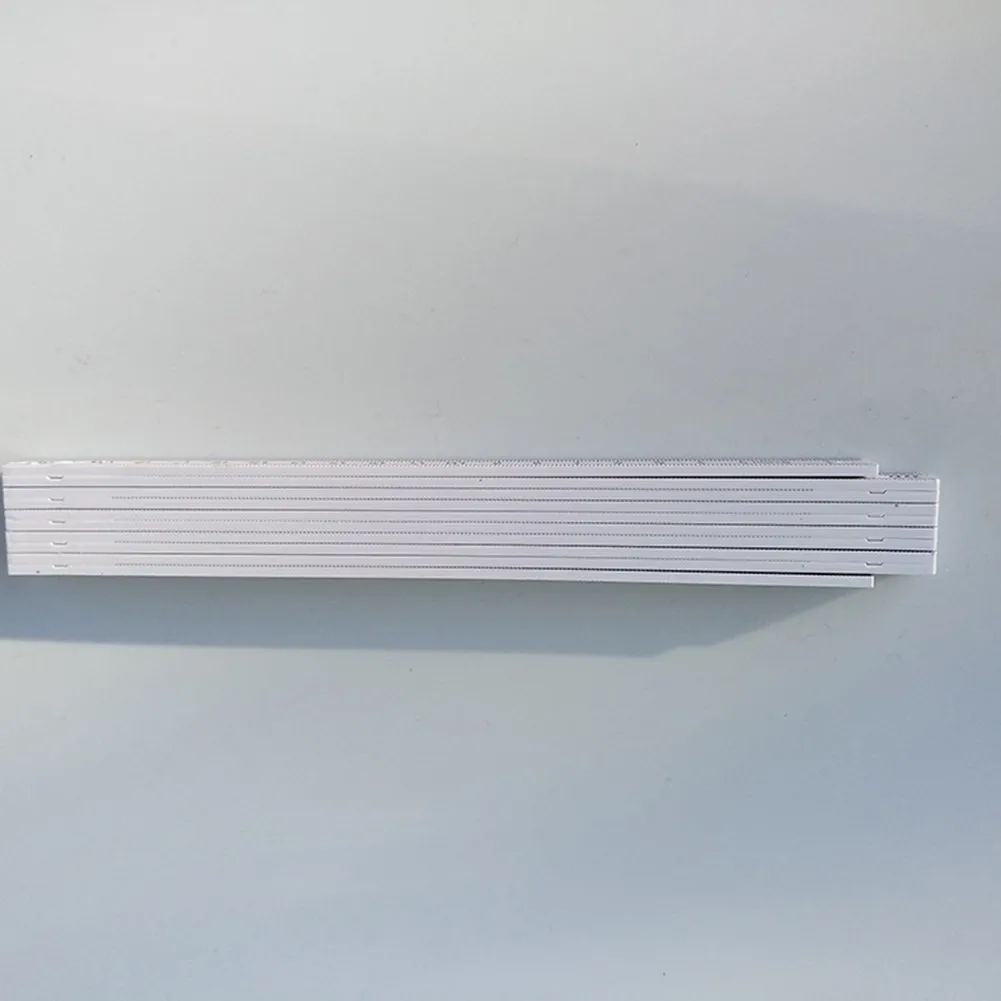 Slide Folding Ruler Ten-Parts Up 2Meters ABS Plastic Double Sided Fold Folding For Carpenter Measurements Ruler High Quality