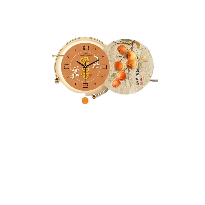 

Clock wall clock living room simple modern warm home home clock wall creative dining room wall watch