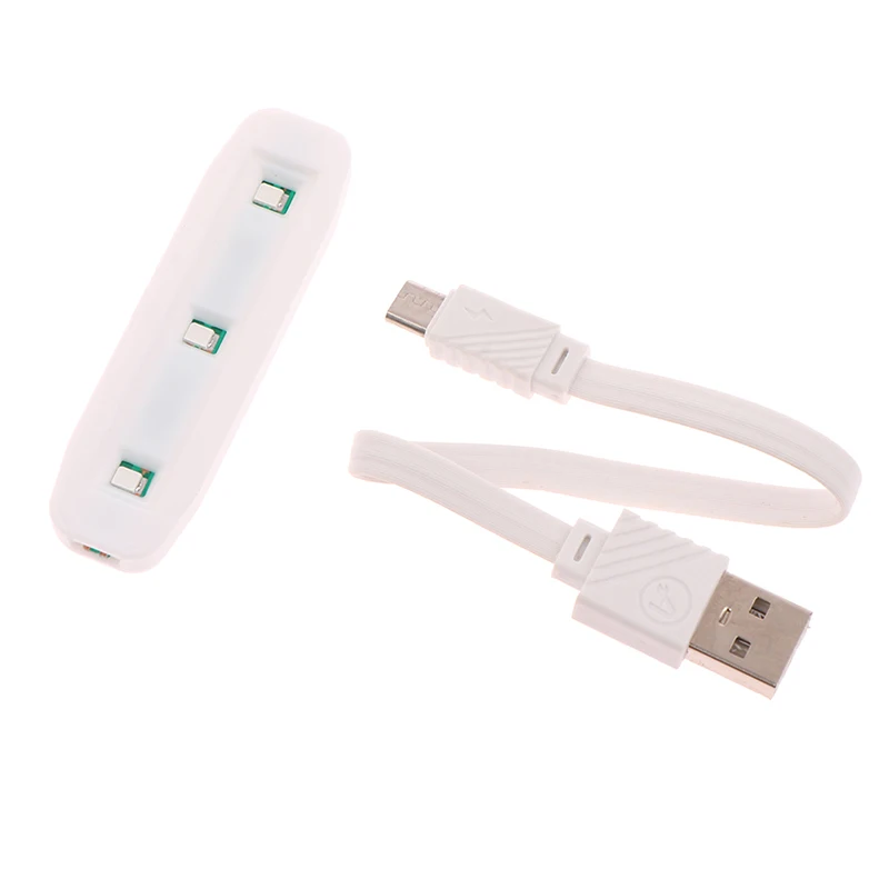 ミニUSBネイルドライヤーマシン,ポータブルUV LEDランプ,ネイルジェル硬化,折りたたみ式マニキュア,速乾性照明,マイクロ,1個