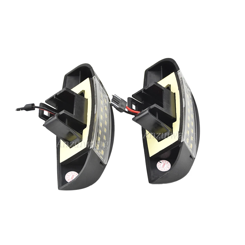 For Fiat Ducato Scudo Citroen Jumpy Peugeot Boxer 2PCS LED Number License Plate Lights Replace OE Number 1303499808