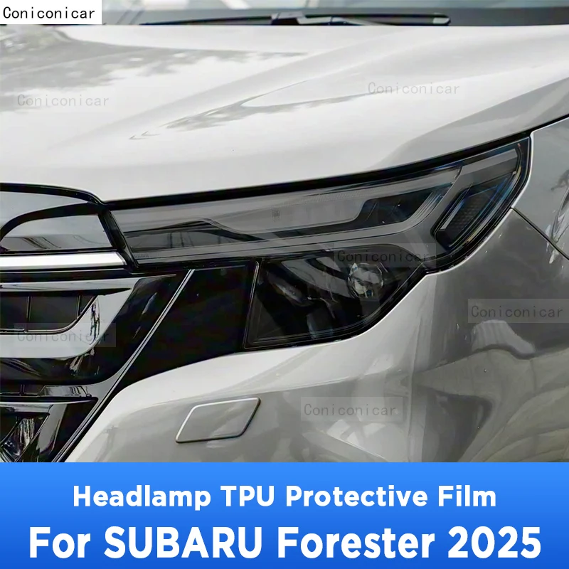 

For SUBARU FORESTER 2025 TPU Car Exterior Headlights Anti-Scratch Protective Film Cover Headlamps Repair Sticker