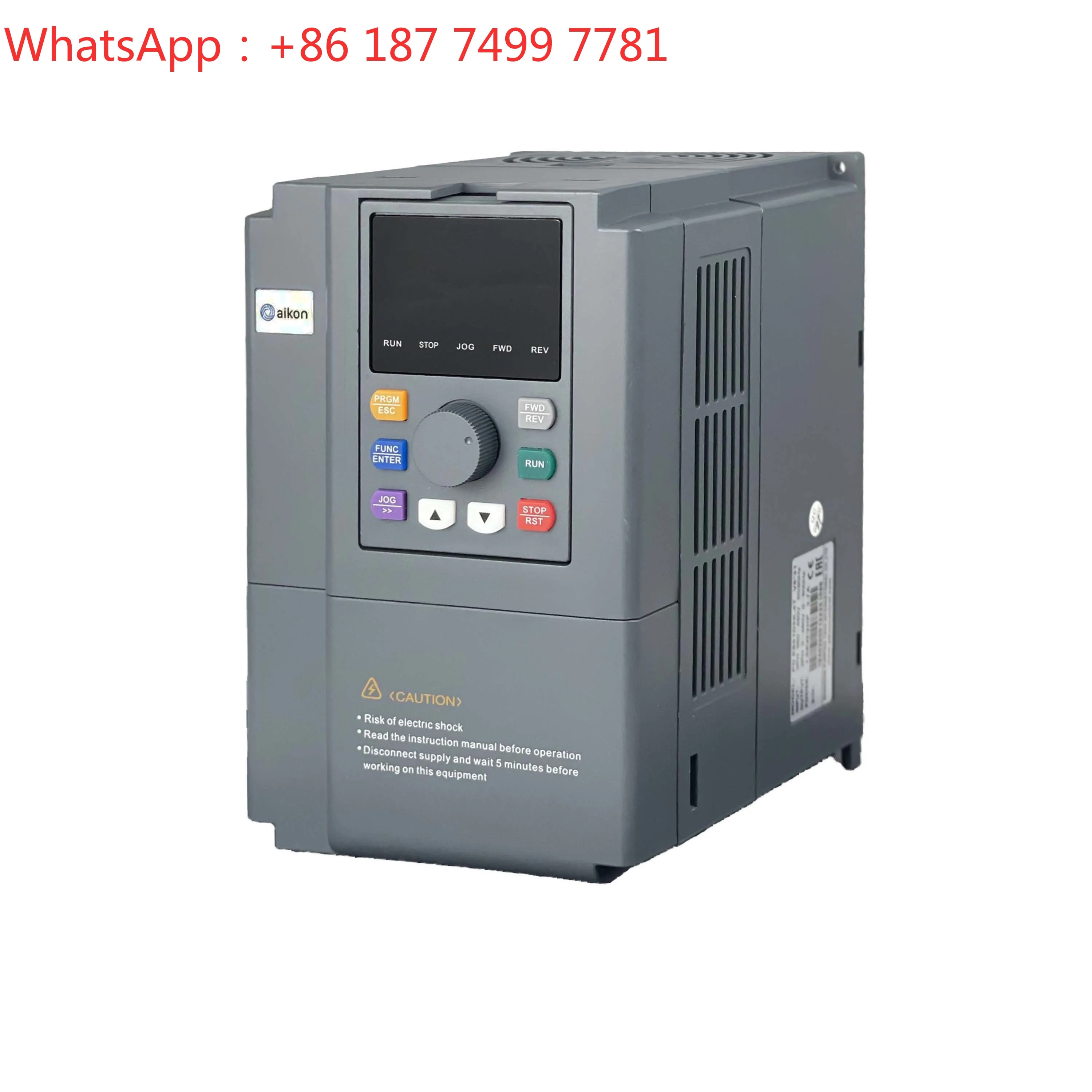 IP20 7.5KW 3 Phase Motor High Discharge VARIOUS FREQUENCY DRIVE Inverter for Water Pump Fans