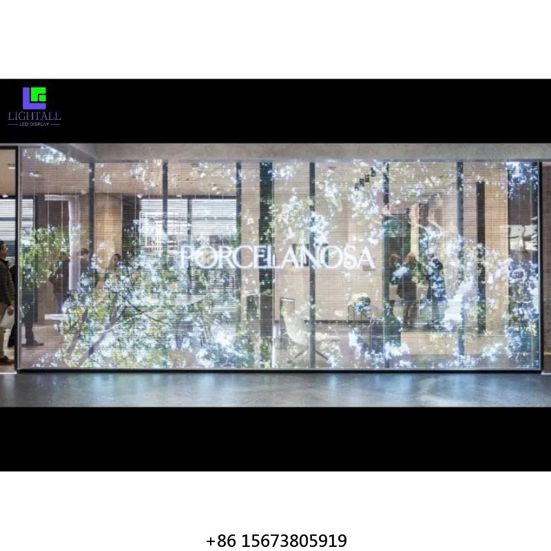 

High Quality Full Color Indoor Transparent Video Wall Led Panel Led Display for Bars Concert Festival Stage Background