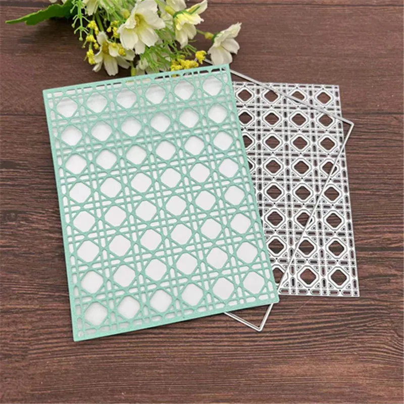 Lattice background Frame Metal Cutting Dies Stencils For DIY Scrapbooking Decorative Embossing Handcraft Template