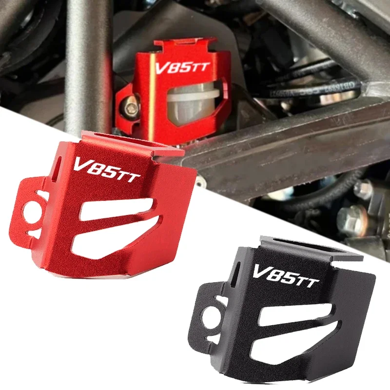 For Motorcycle V85TT MOTO GUZZI 2020-2025 V85-TT V85 TT CNC Rear Brake Fluid Reservoir Guard Cover Protector Accessories
