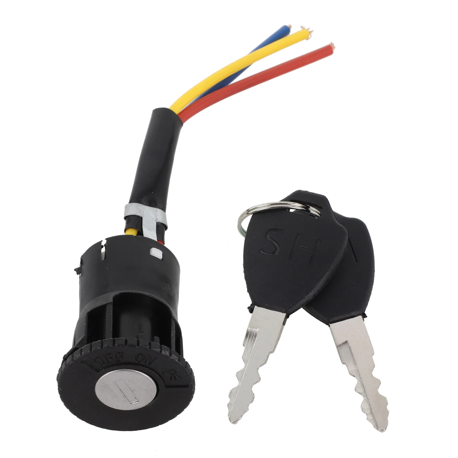 Ebike Ignition Switch Key Power Lock 3 Wire Position For Electric Scooter E-Bike Lock+Key Electric Accessories     2 0 2 4