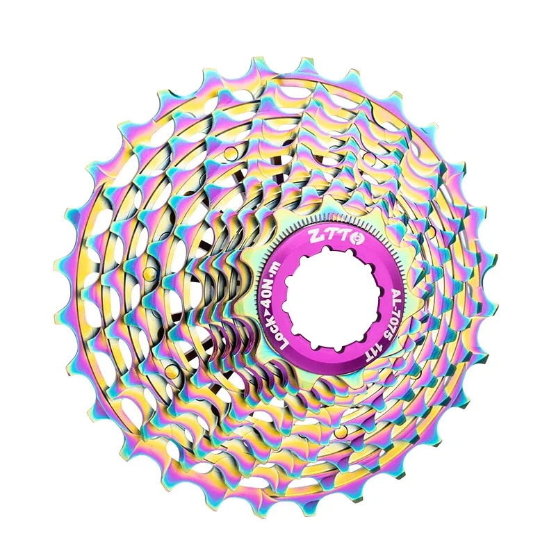 AliExpress ZTTO Road Bike HG Cassette 11s 12s 11-28/30/32/34/36T Ultralight Rainbow Sprocket Gravel K7 11/12 Speed Freewheel