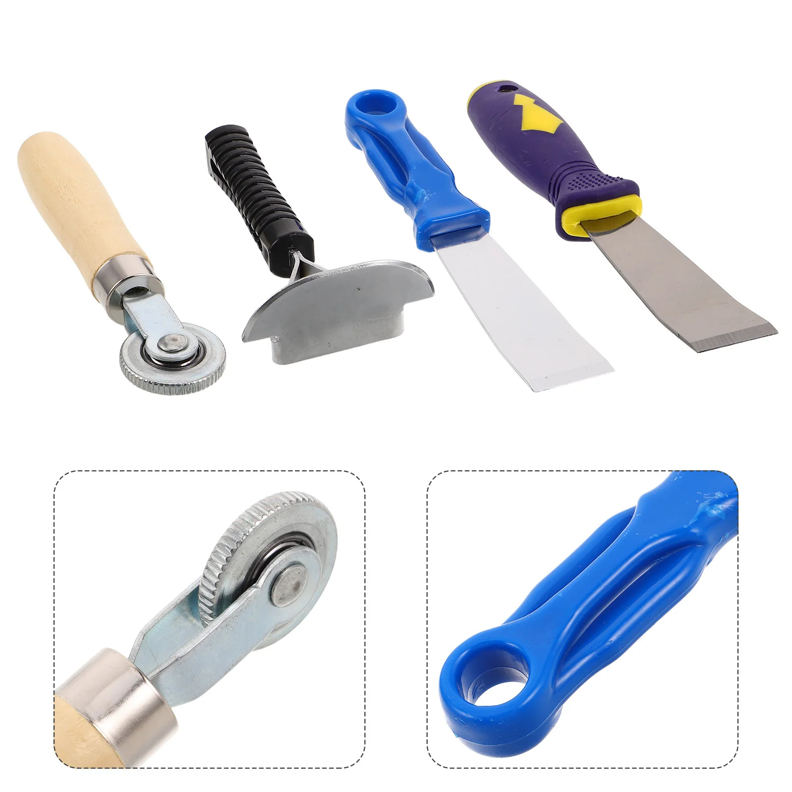 

1Set Tire Repair Set Tire Buffer Balance Weight Remover Putty Scraper Vulcanizing Roller Patch Prep Car Motorcycle