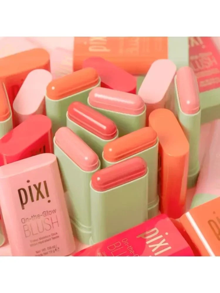 pixi make up  Blush Stick Natural Cheek Face Rouge Blusher Cream Lasting High Color Rendering Brightening Skin Tone