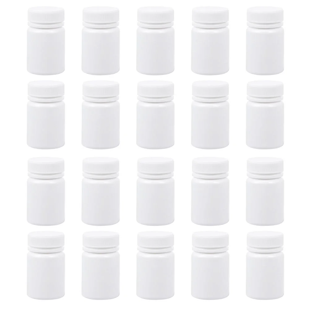 30 Pcs Vial Container Medicine Bottle Pills Bottles Wallet Empty Capsules or Holder