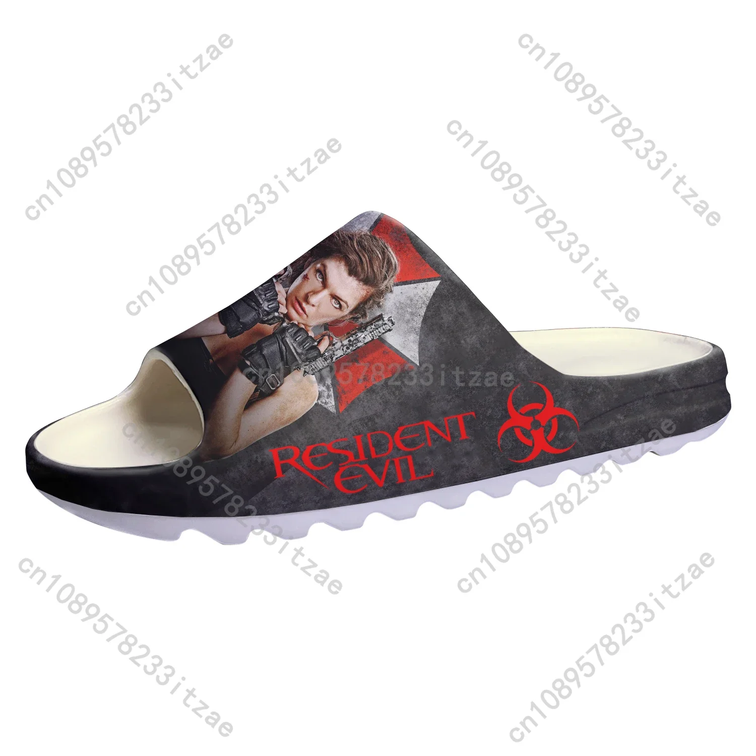 

Umbrella Corporation Soft Sole Sllipers Home Clogs Zombie Horror Movie Step On Water Shoes Mens Womens Teenager Custom Sandals