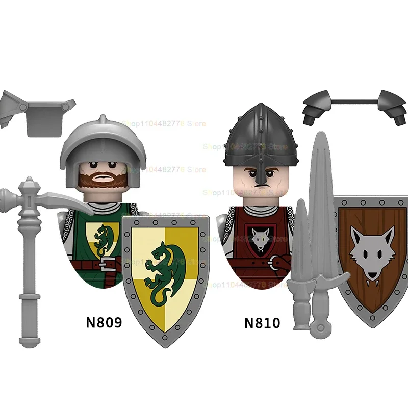 Blocs de construction de soldats de guerre militaire, armes, accessoires de figurines d'action, modèles de jouets pour enfants, cadeaux N605 606 607 608 609 610