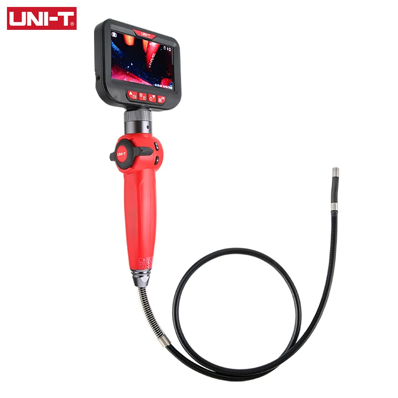 UNI-T Industrial Endoscopes UT663A Professional Handheld Snake Borescope Waterproof LED Lighting Image Video Inspection Camera